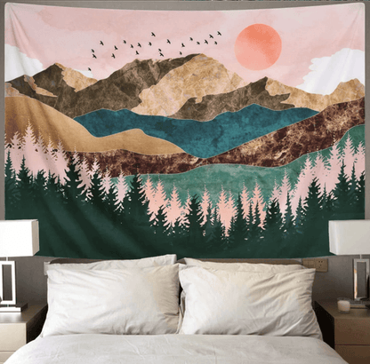 Colorful Rocky Mountain Tapestry