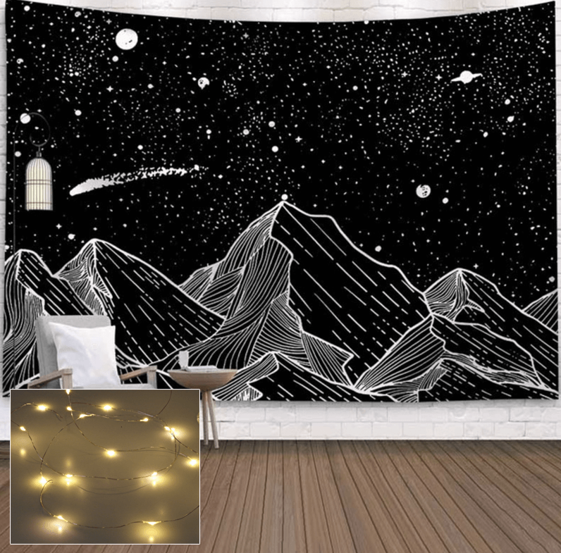 Galaxy Mountain Tapestry