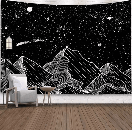Galaxy Mountain Tapestry