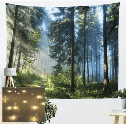 Natural Spring Forest Tapestry