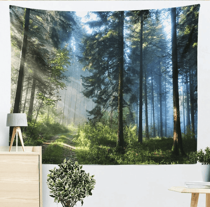 Natural Spring Forest Tapestry