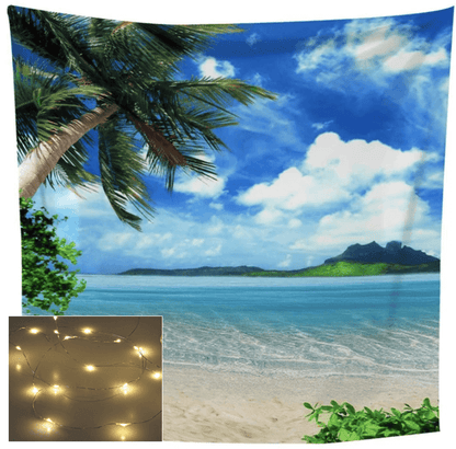 Tropical Beach Tapestry