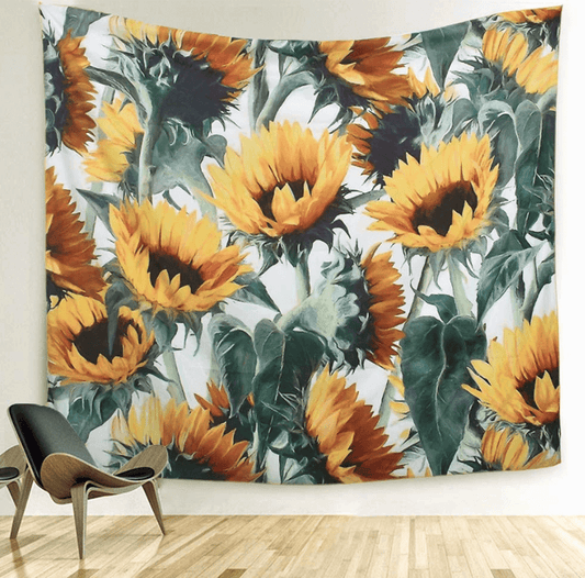 Wild Sunflower Tapestry