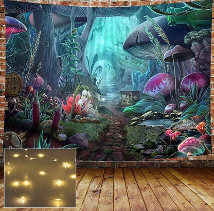 Mystical Forest Tapestry
