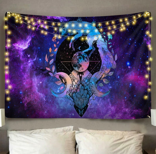 Wolf from the Moon Tapestry