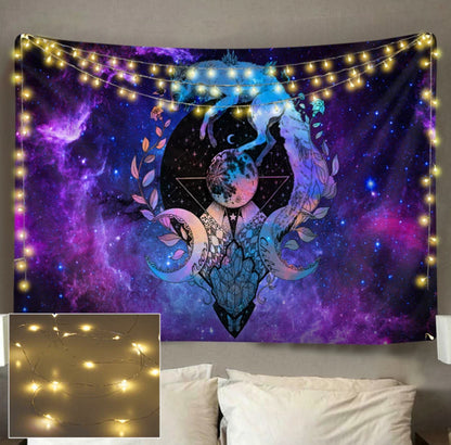 Wolf from the Moon Tapestry
